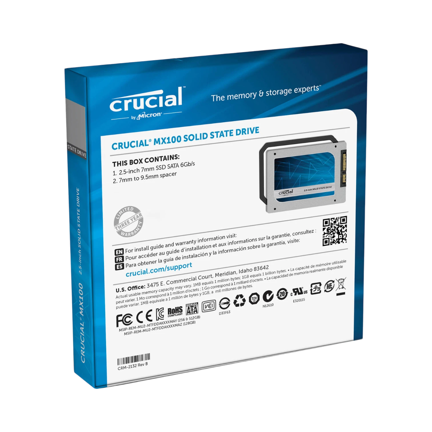 Crucial MX100 512GB 2.5" SATA III Internal SSD — Being Shipped