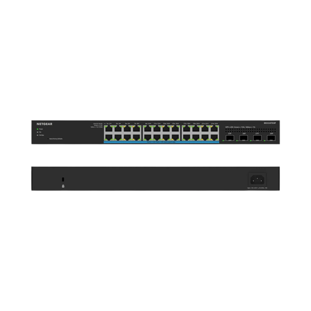 NETGEAR Multi-Gigabit Ethernet PoE++ 24-Port Smart Switch — Being Shipped