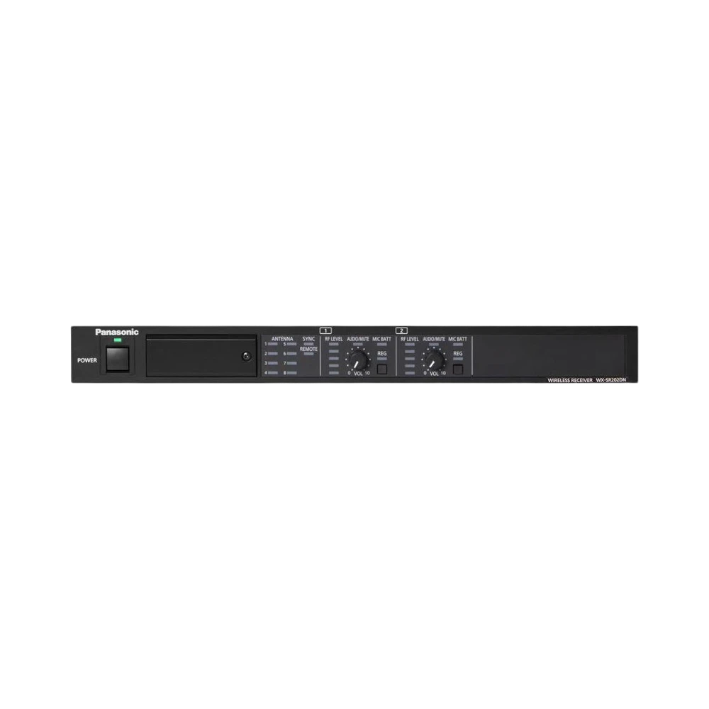 Panasonic WX-SR204 Dante-Enabled 4-Channel Rackmount Digital Wireless Receiver — Being Shipped