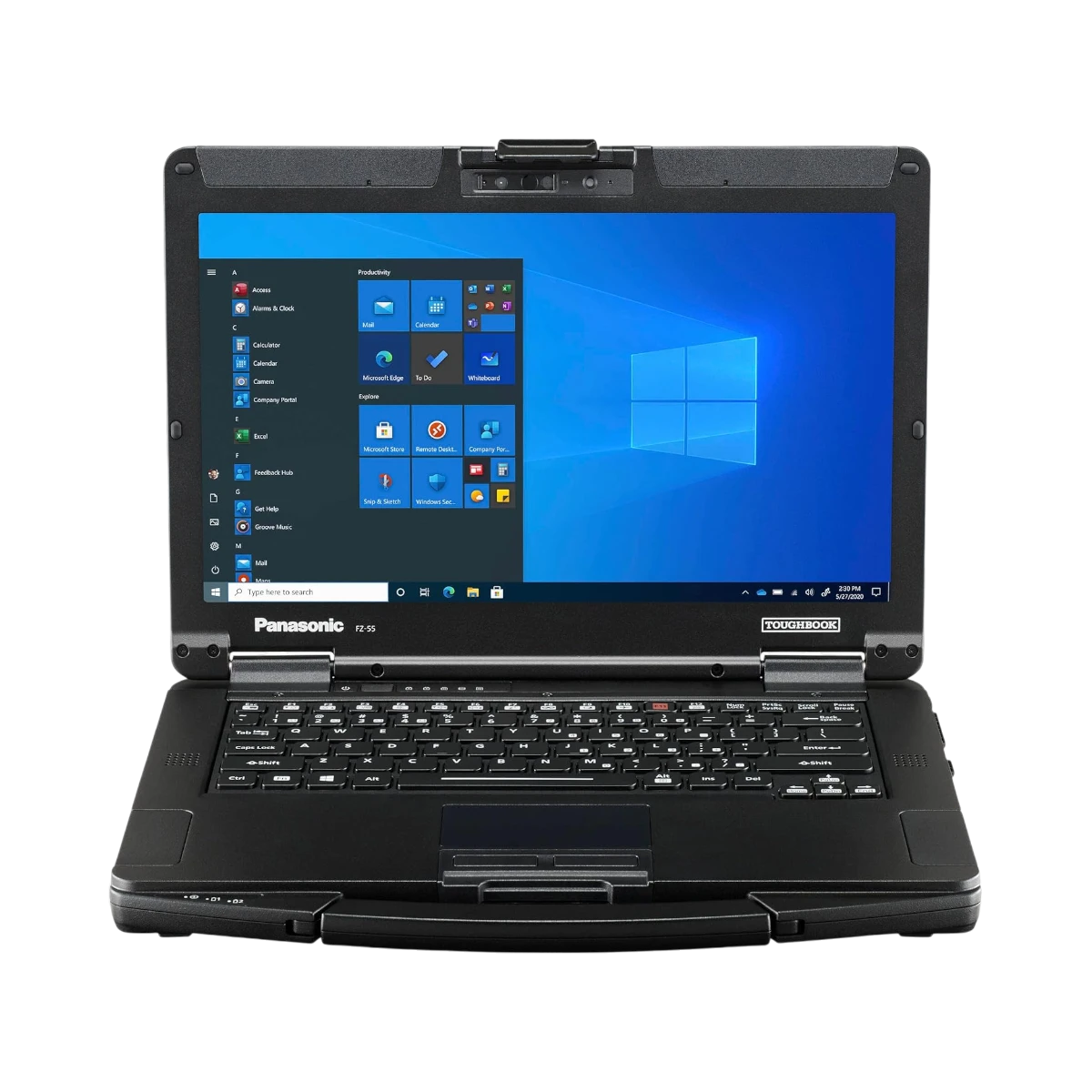 Panasonic Toughbook 55 14" HD Laptop, Intel Intel Core i5-1145G7, 16GB RAM, 512GB SSD — Being Shipped