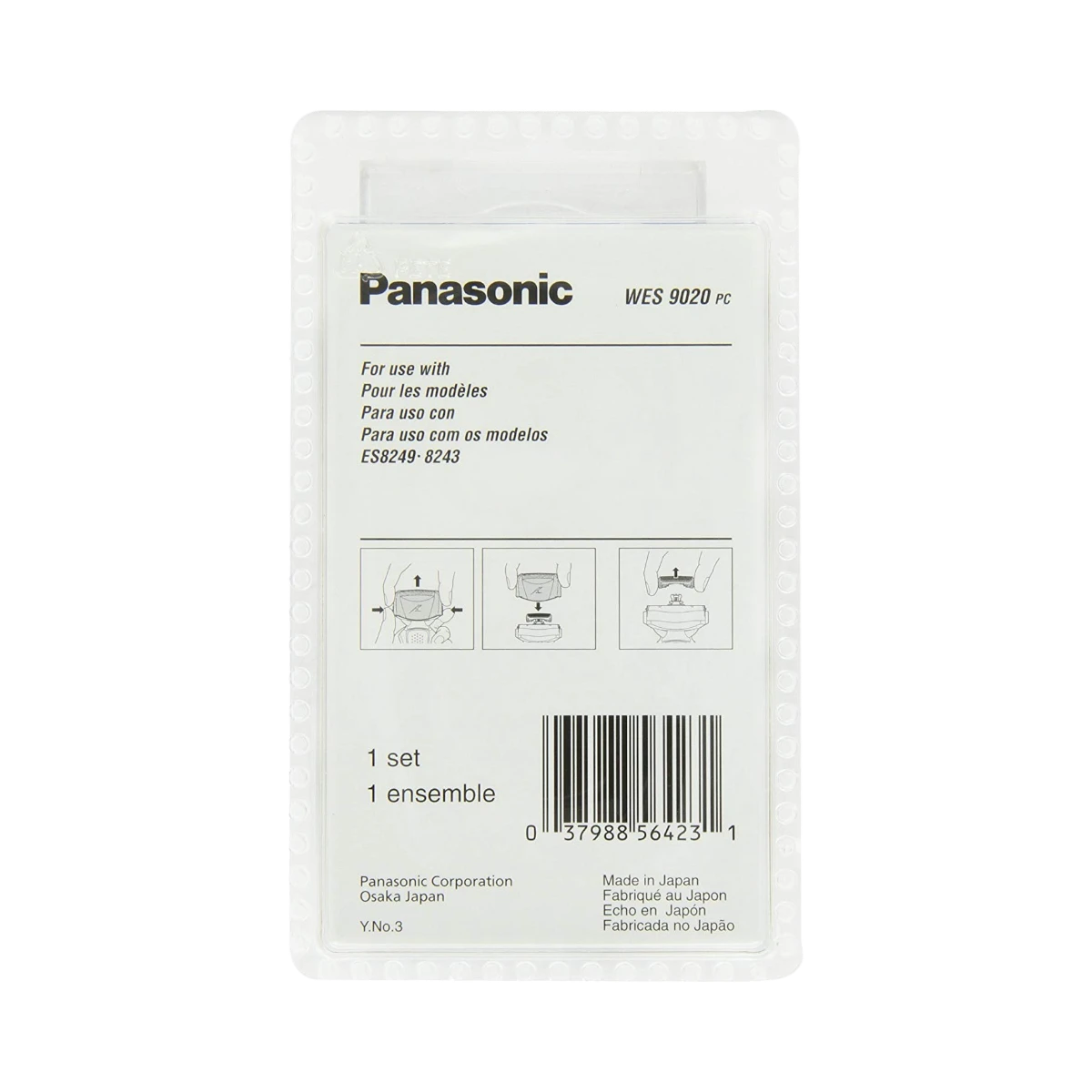 Panasonic Men's Electric Shaver Replacement Foil & Blade Set — Being Shipped