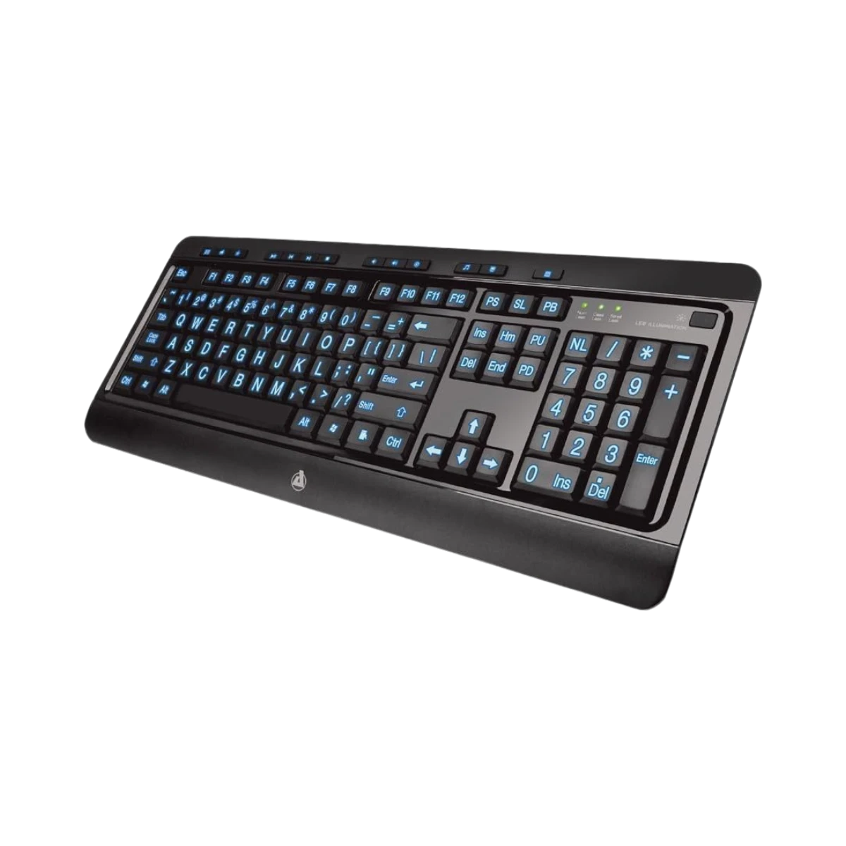 Panasonic 104 Keys Backlit Keyboard (Black) — Being Shipped