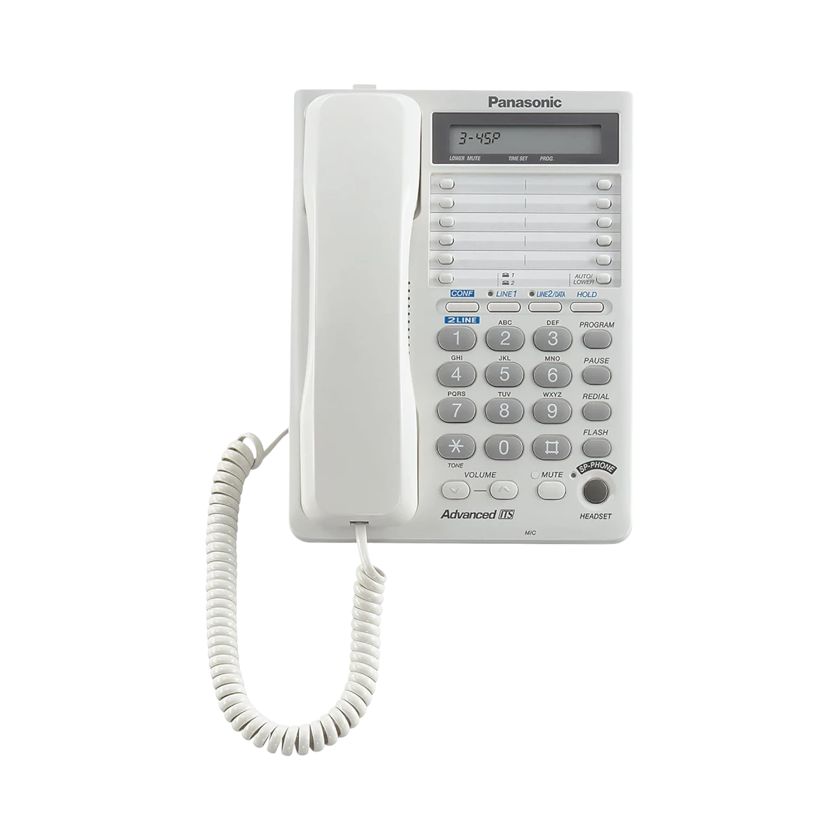 Panasonic 2-Line Corded Phone with Speakerphone & LCD Display — Being Shipped