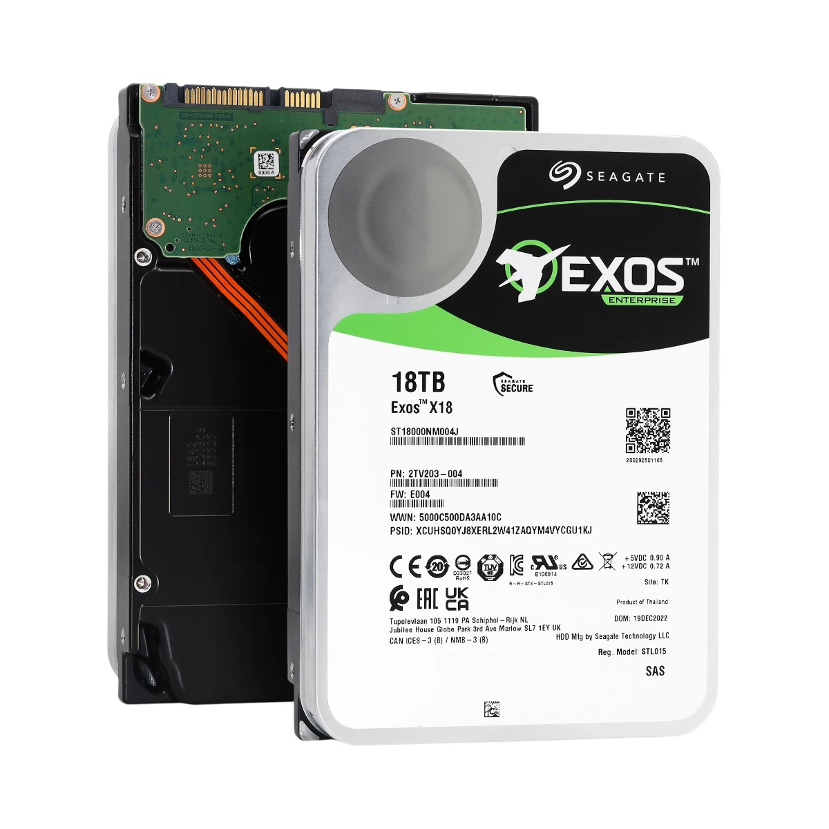 Seagate Exos X18 18TB 3.5" SAS 12Gb/s 7200RPM HDD — Being Shipped