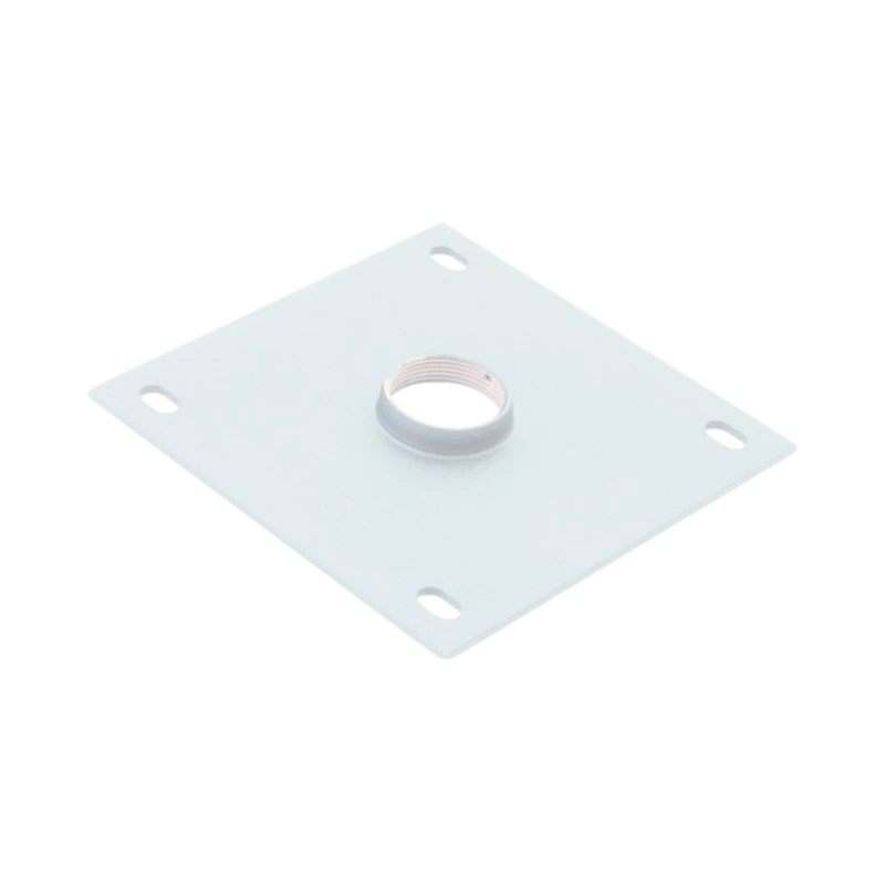 Chief 8 x 8" Ceiling Plate with 1.5" NPT Fitting (White) — Being Shipped