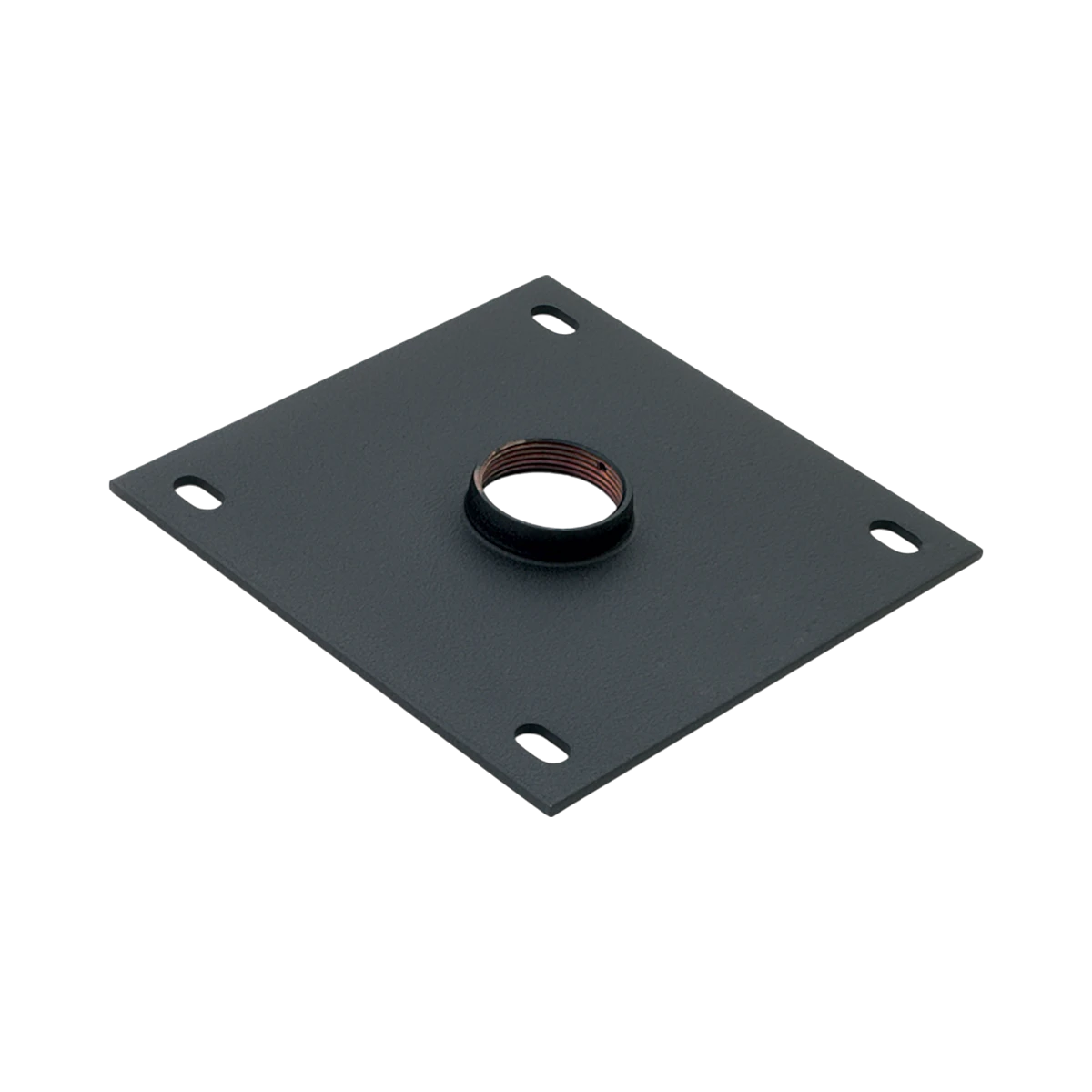 Chief 8 x 8" Ceiling Plate with 1.5" NPT Fitting (Black) — Being Shipped