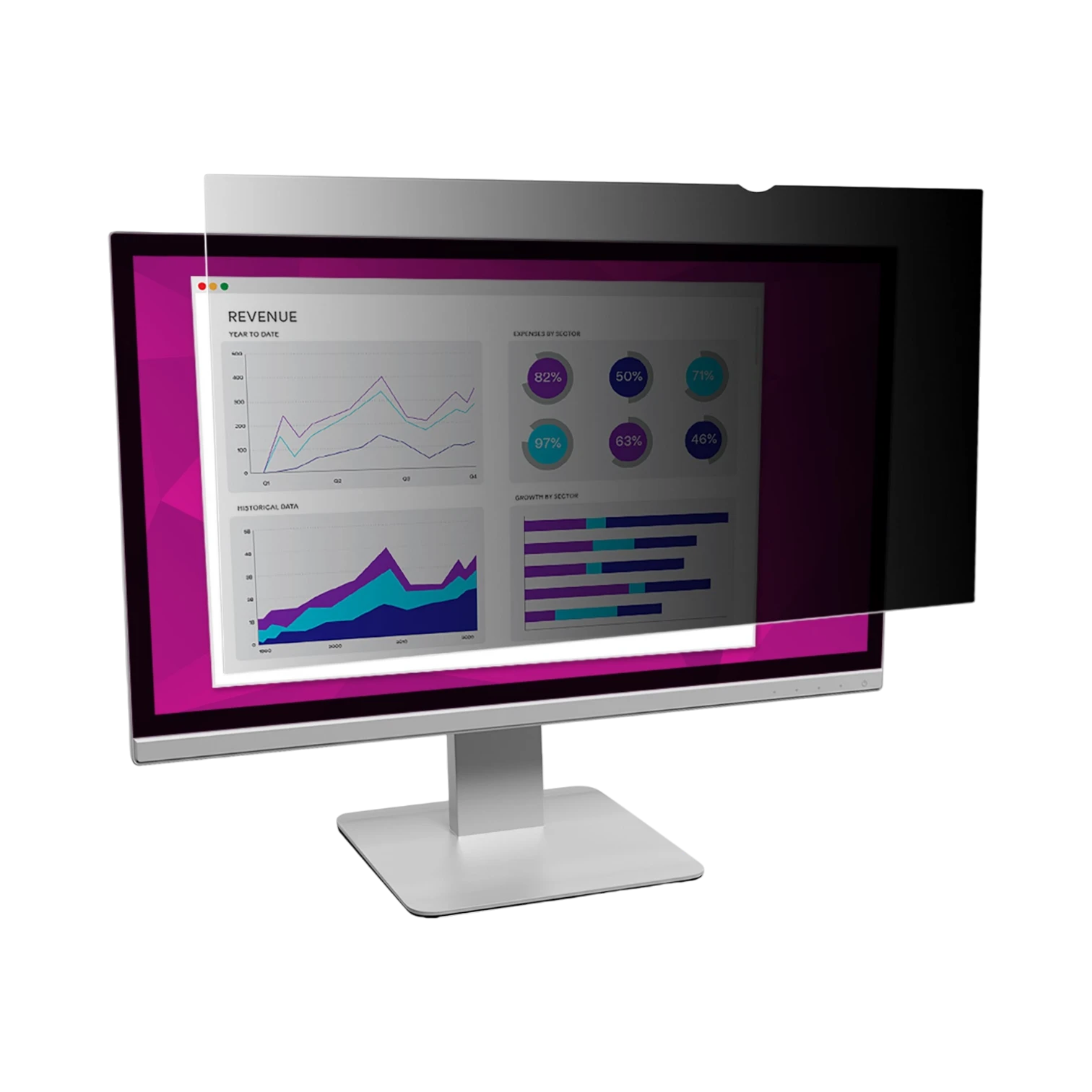 3M High Clarity Privacy Filter for 24" Widescreen Monitor 16:10 — Being Shipped