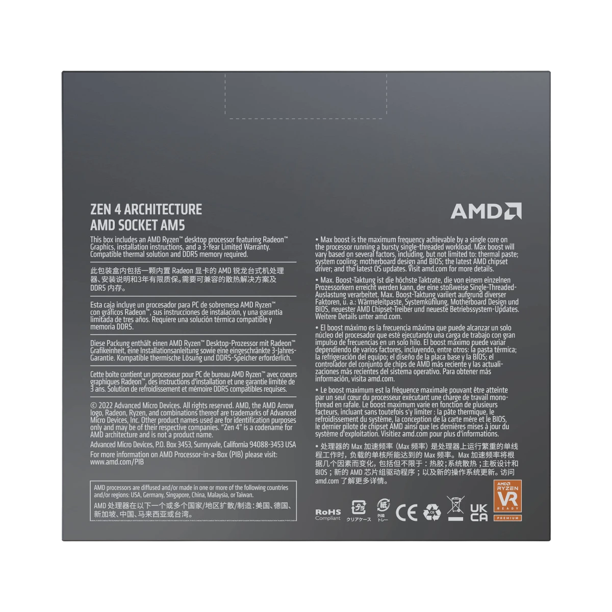 AMD Ryzen 9 7900X 4.7GHz 12-Core 24 Threads Desktop Processor — Being Shipped