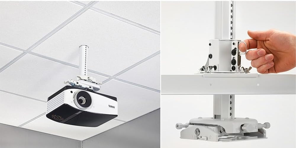 Chief SYSAU Suspended Ceiling Projector System (0 to 12" Drop, White) — Being Shipped