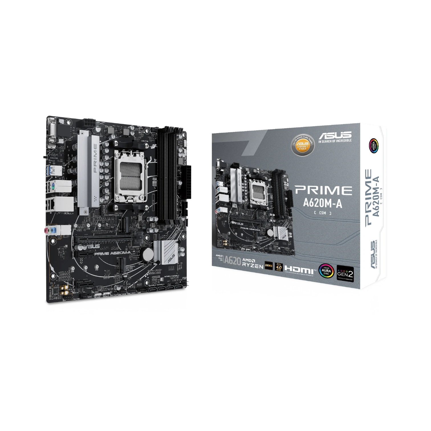 ASUS PRIME A620M-A-CSM Micro-ATX AM5 Motherboard — Being Shipped