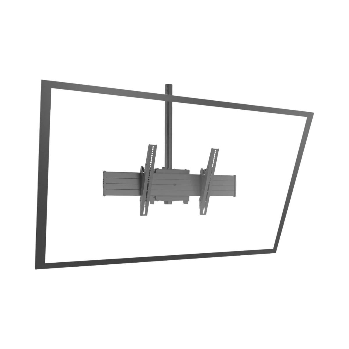 Chief FUSION XCM1U Single Pole Flat Panel Ceiling Mount for 60 to 90" Displays (Black) — Being Shipped