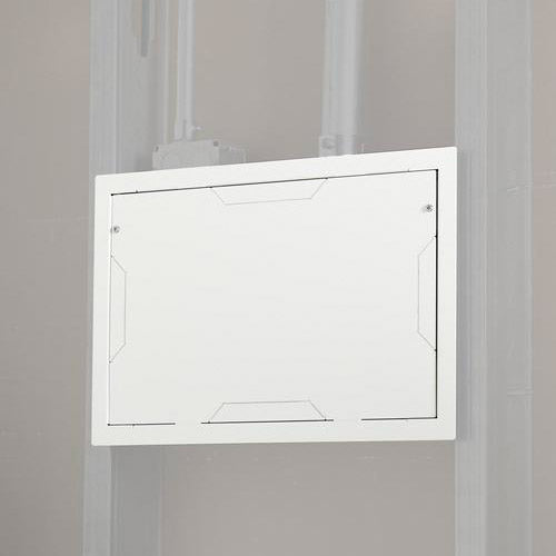 Chief PAC525FCW In-Wall Storage Box with Flange & Cover (White) — Being Shipped