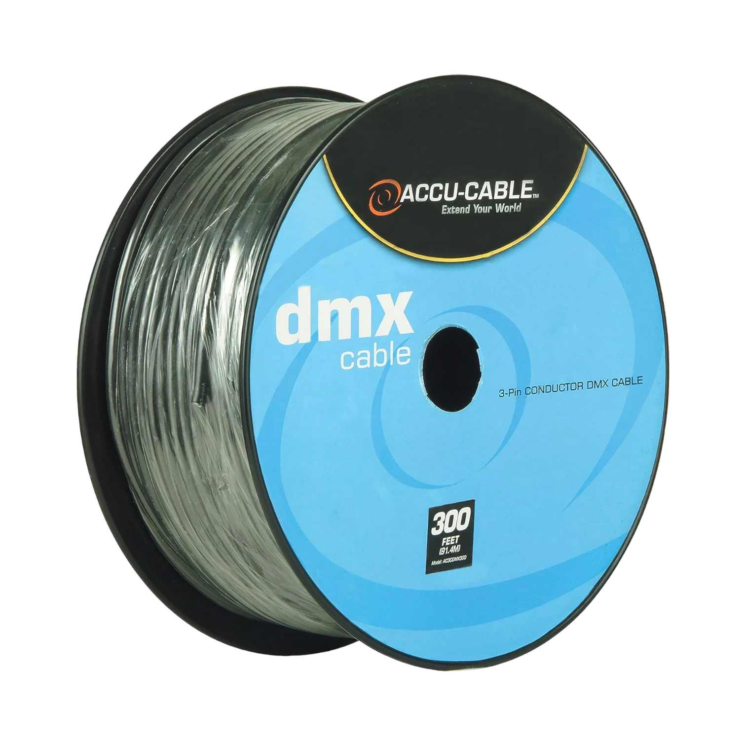 ADJ Accu-Cable 3-Pin DMX Cable Spool 300' — Being Shipped