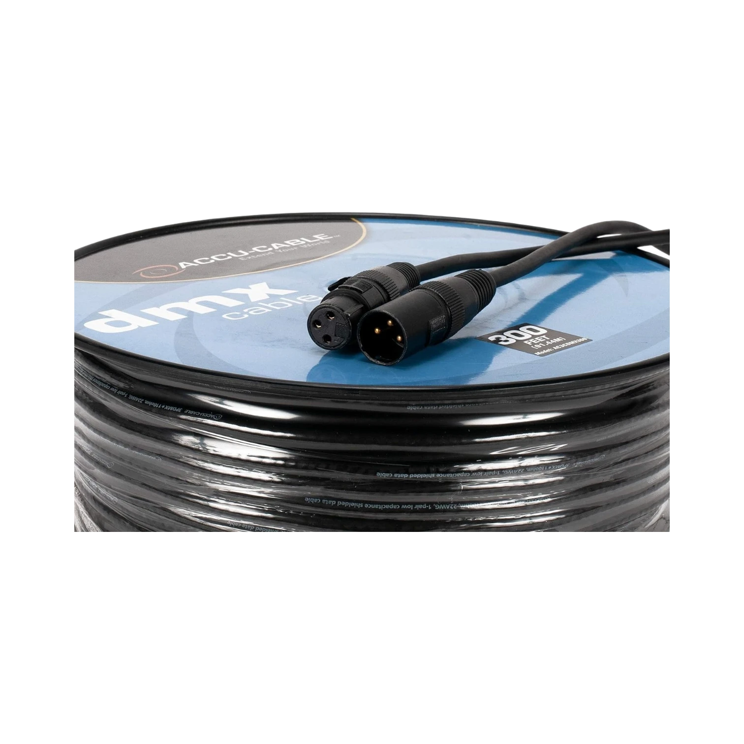 ADJ Accu-Cable 3-Pin DMX Cable Spool 300' — Being Shipped