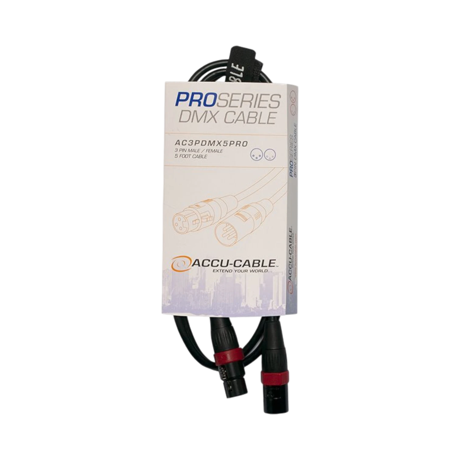 ADJ DMX Pro Series 5' 3-Pin Cable — Being Shipped