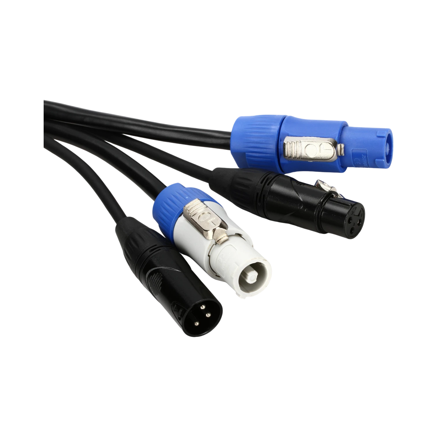 ADJ 6' 3-Pin XLR DMX & powerCON Combo Cable — Being Shipped