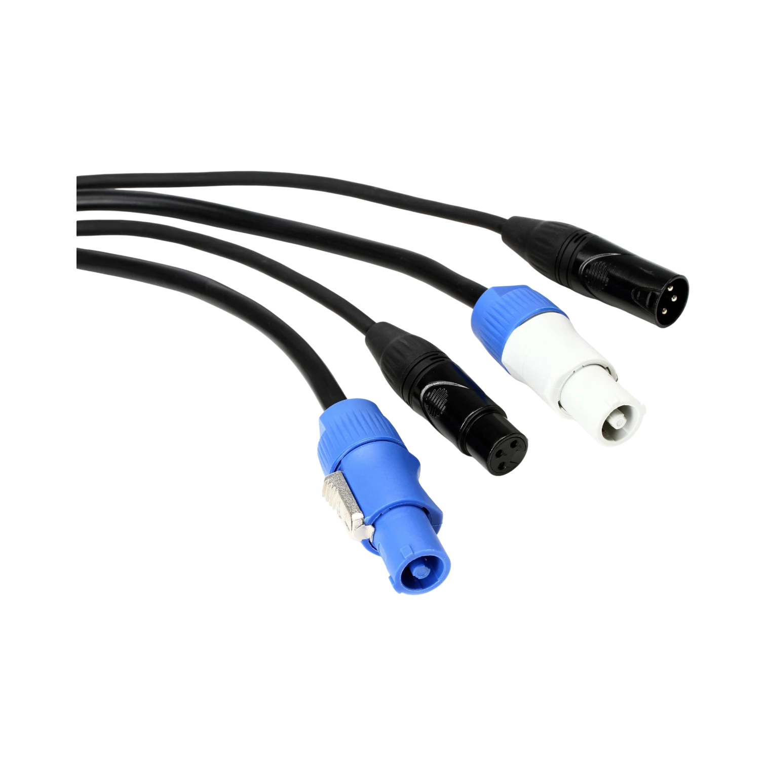 ADJ 6' 3-Pin XLR DMX & powerCON Combo Cable — Being Shipped