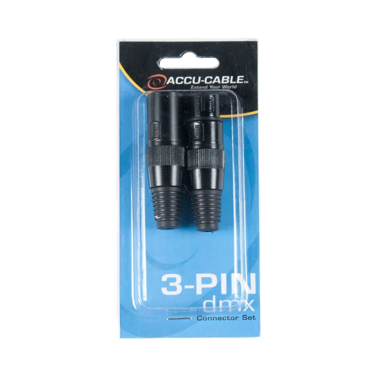 ADJ 3-Pin XLR Male & Female Connector Set with Gold Pins — Being Shipped