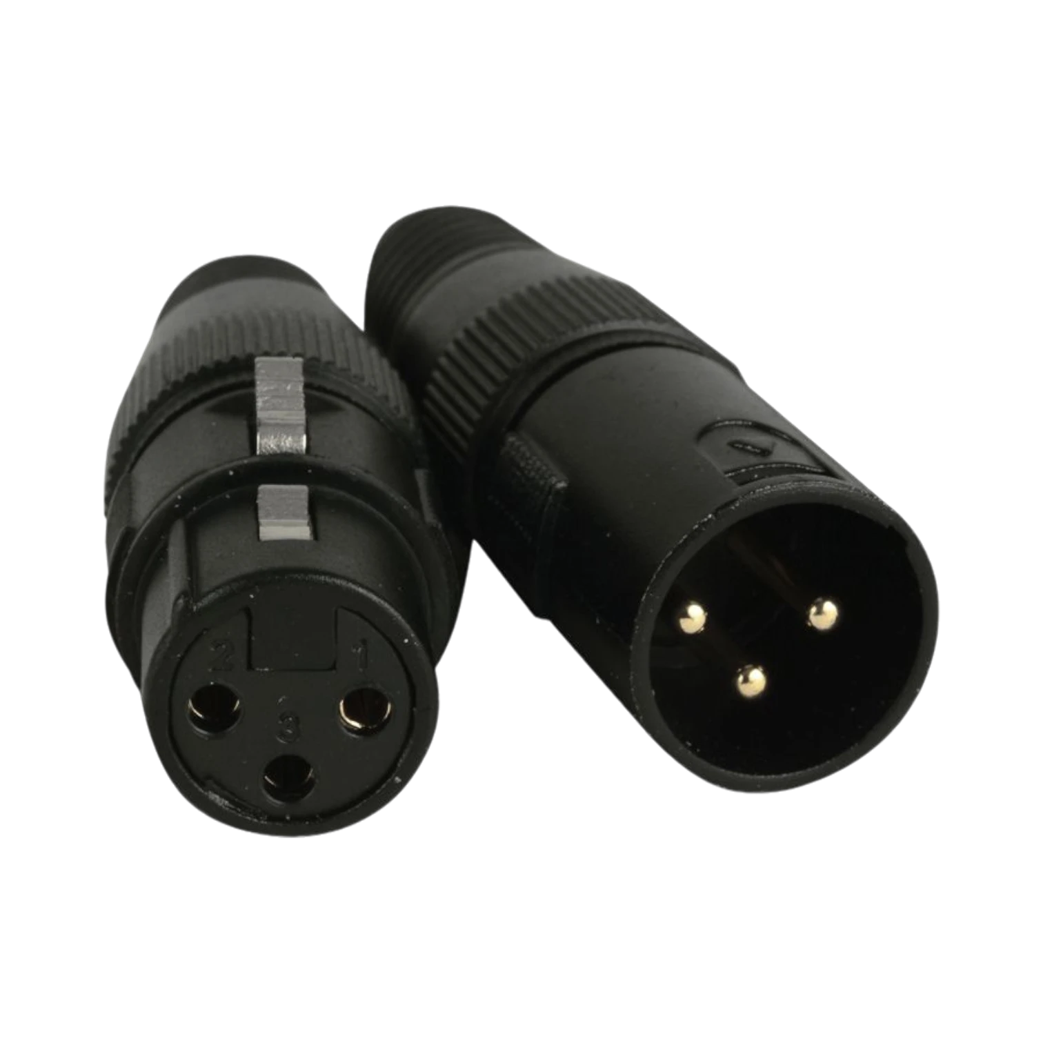 ADJ 3-Pin XLR Male & Female Connector Set with Gold Pins — Being Shipped