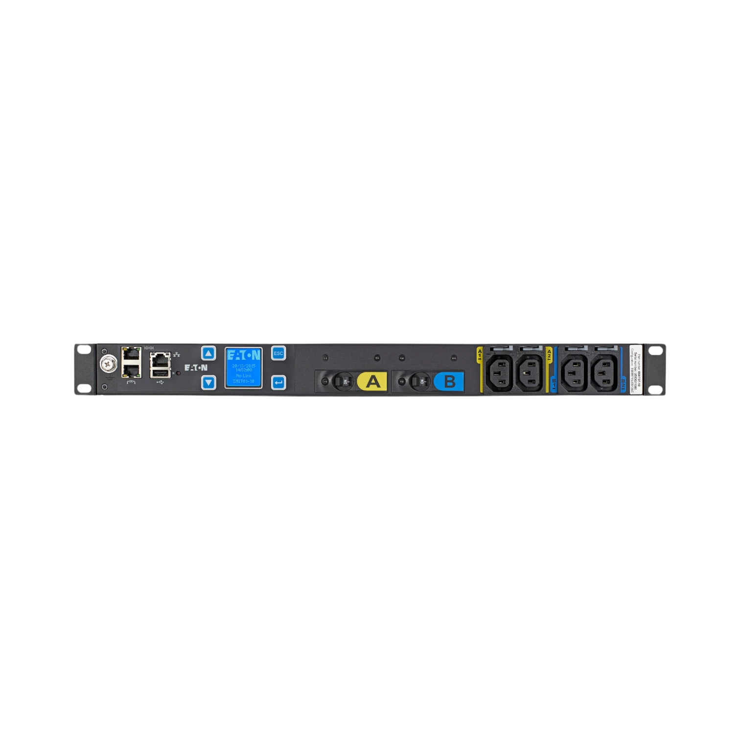 Eaton 5.76kW 200-240V 1U L6-30P 18-Outlets Metered Input Rack Power Distribution Unit — Being Shipped