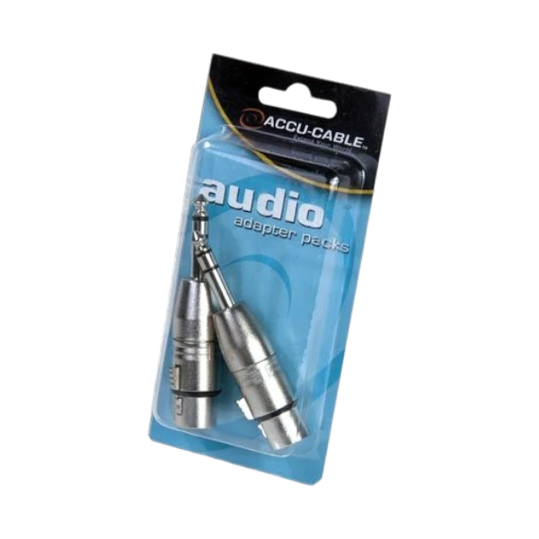 ADJ AXLRC3PMQF 3-Pin XLR Female to 1/4" Male Adapter — Being Shipped