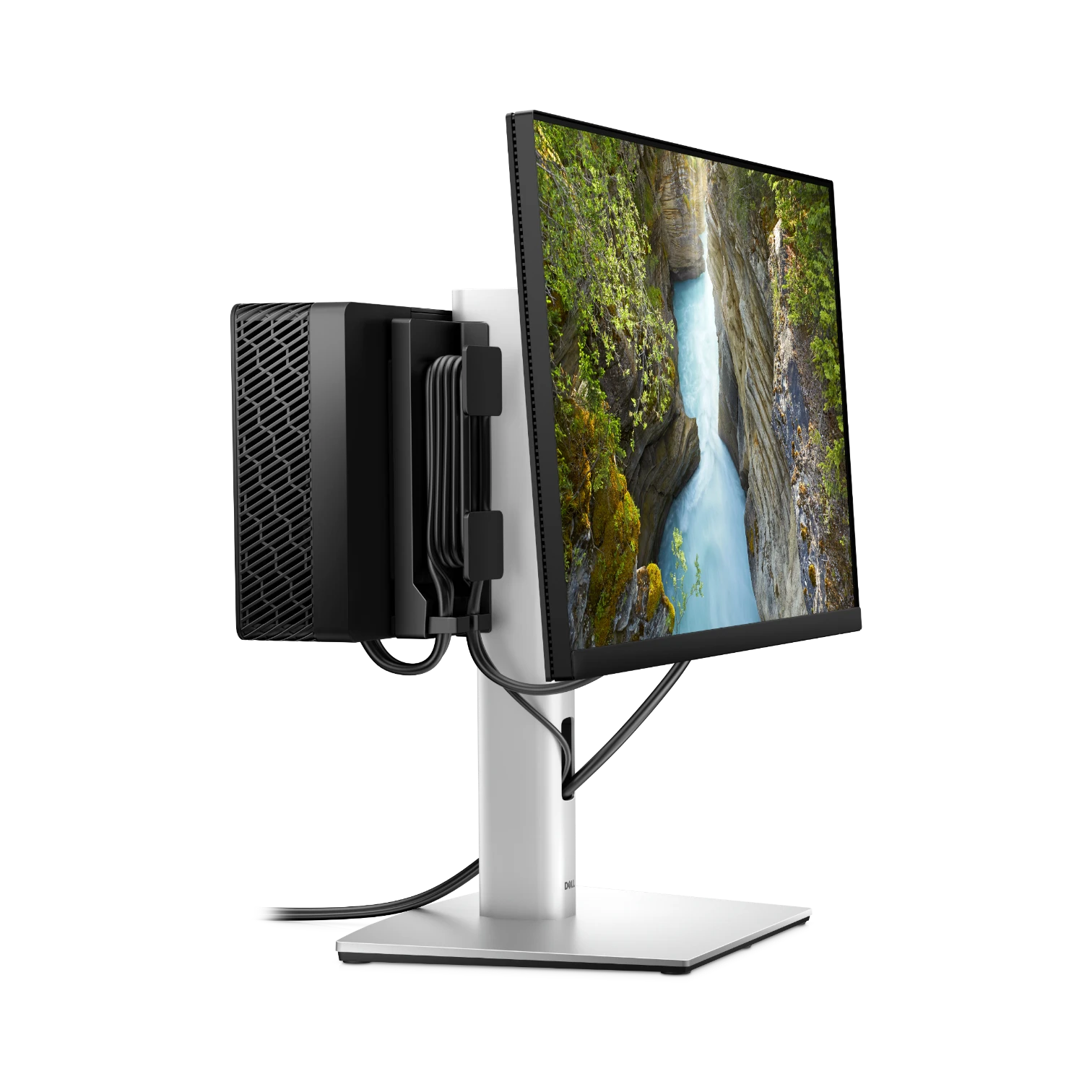 Dell Precision Compact All-in-One Stand for 19" to 27" Monitors (Silver) — Being Shipped