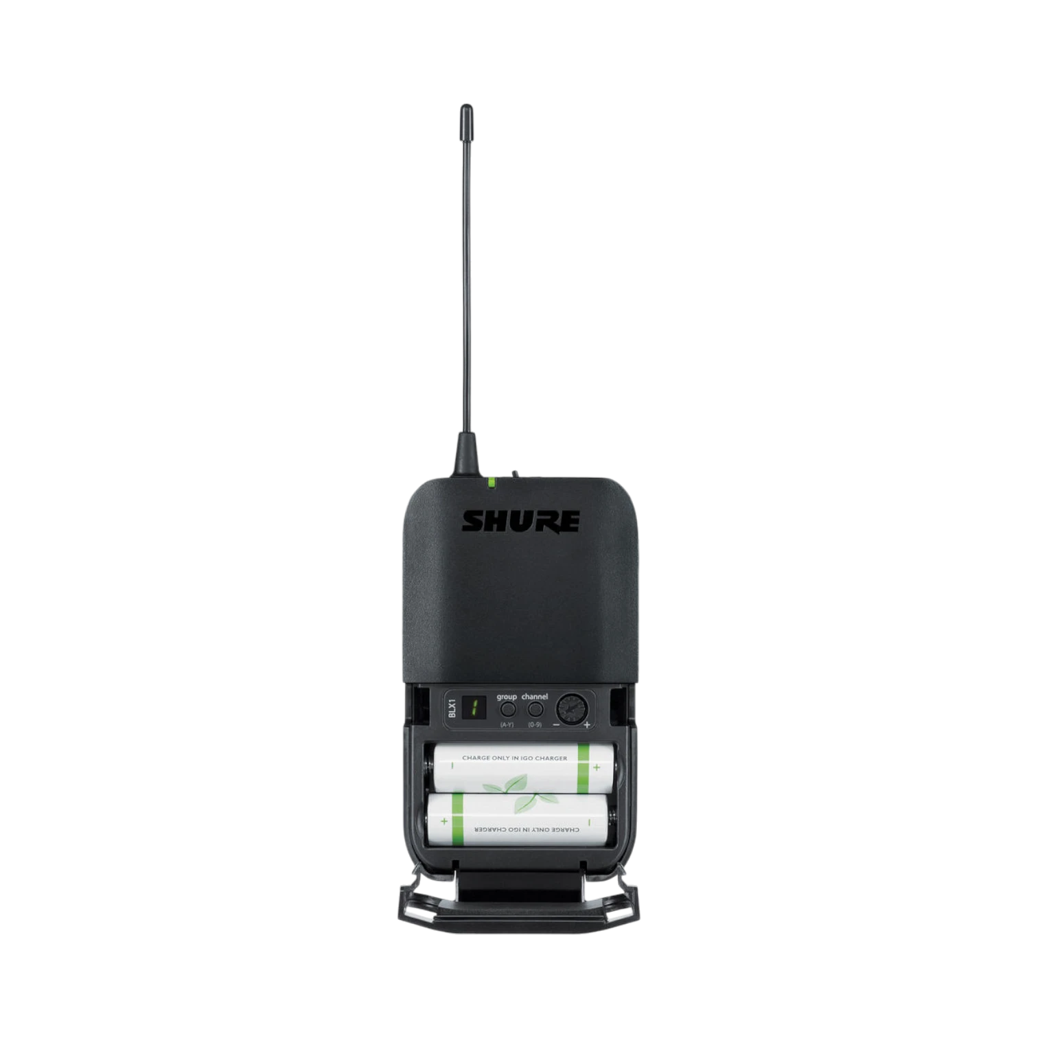 Shure BLX1 Wireless Bodypack Transmitter (H10: 542 to 572 MHz) — Being Shipped