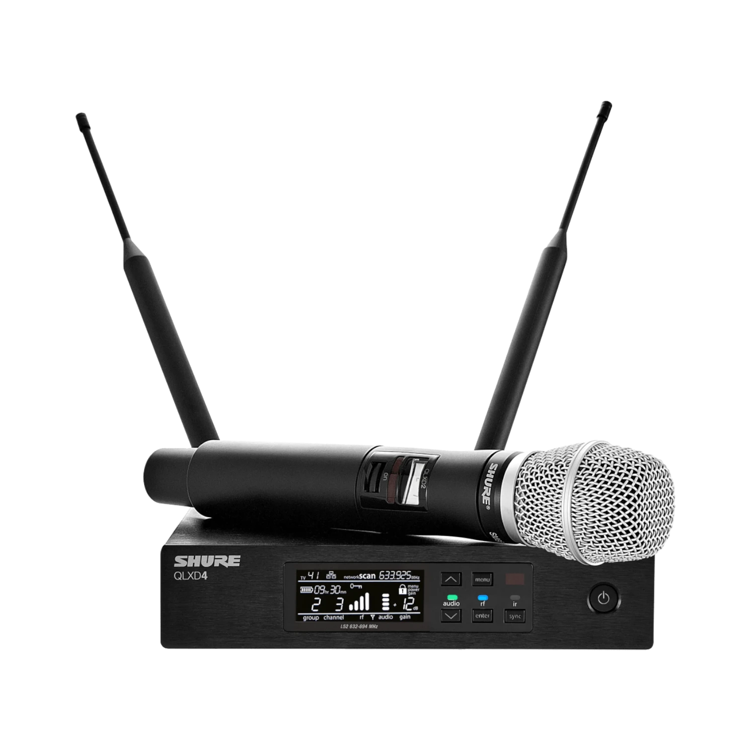 Shure QLXD2/SM86 Digital Handheld Wireless Microphone Transmitter — Being Shipped