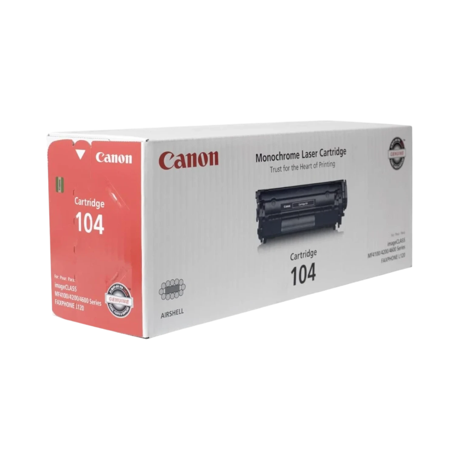 Canon 104 Black Toner Cartridge for FAXPHONE & imageCLASS — Being Shipped