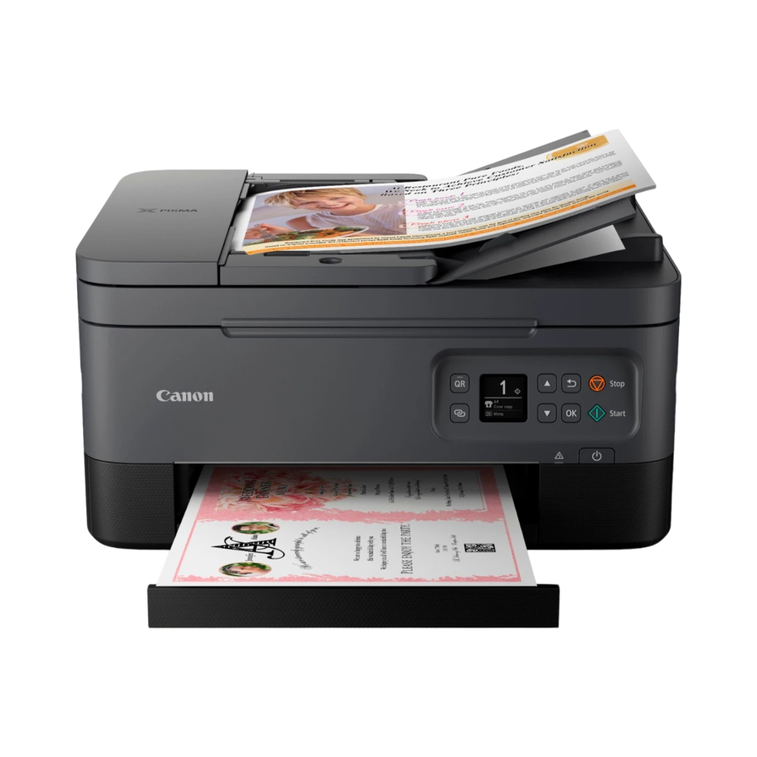 Canon PIXMA TR7020a Wireless All-In-One Printer (Black) — Being Shipped