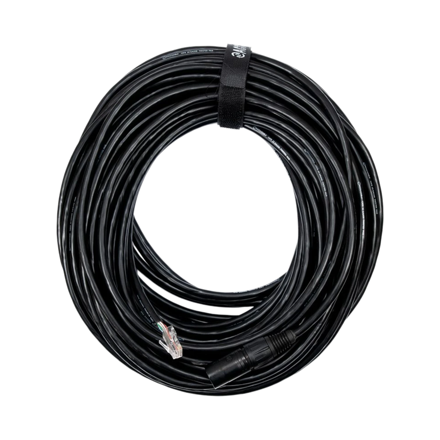 ADJ CAT6 Pro 100ft Black Twisted Pair Cable — Being Shipped