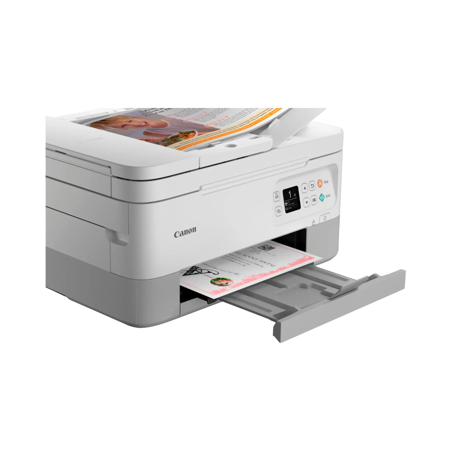 Canon PIXMA TR7020a All-in-One Printer (White) — Being Shipped