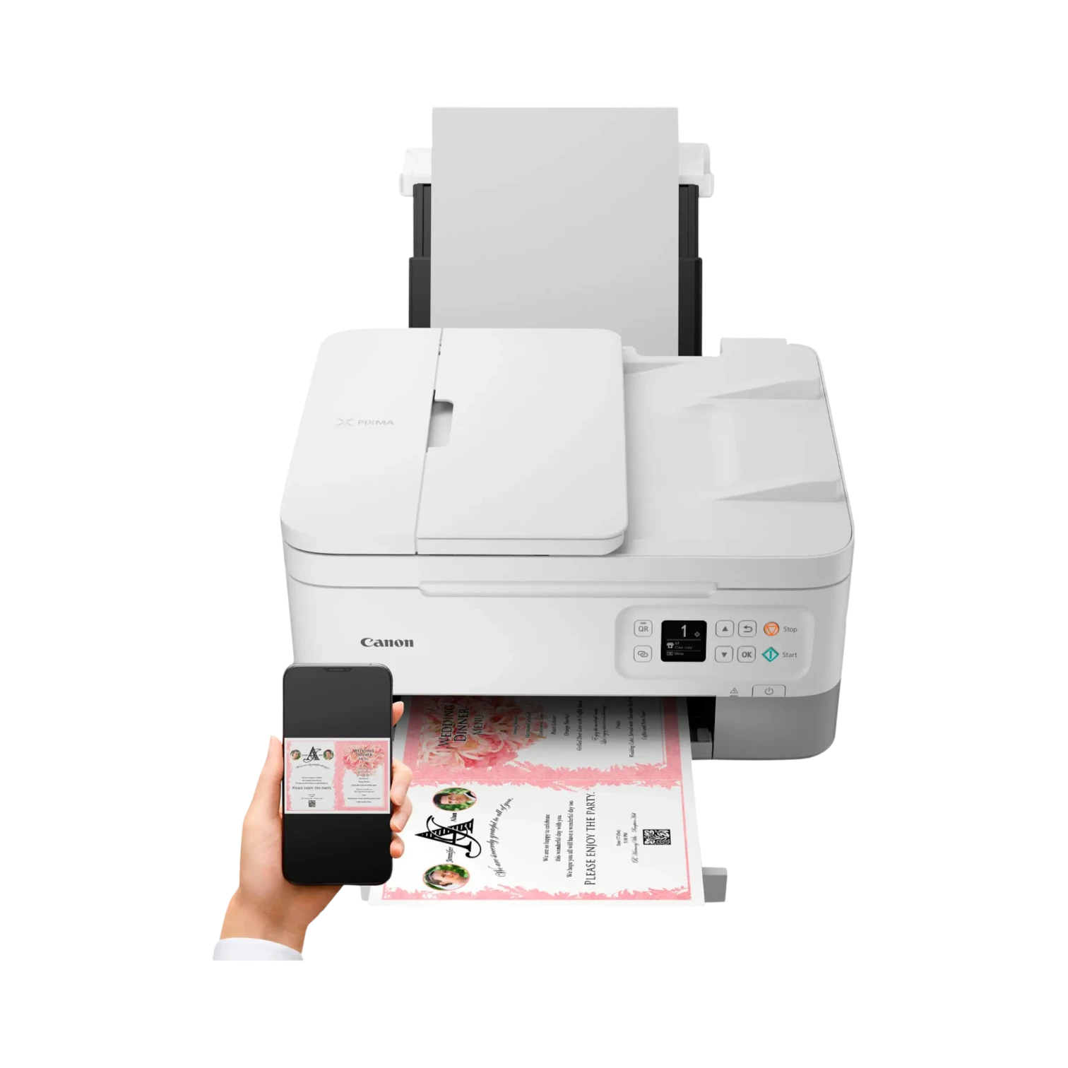 Canon PIXMA TR7020a All-in-One Printer (White) — Being Shipped