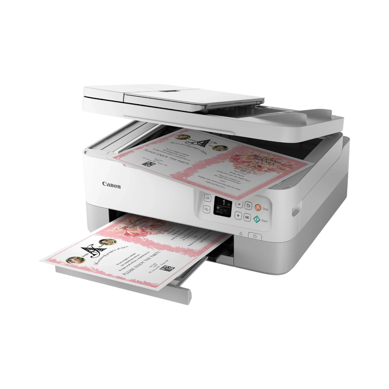 Canon PIXMA TR7020a All-in-One Printer (White) — Being Shipped