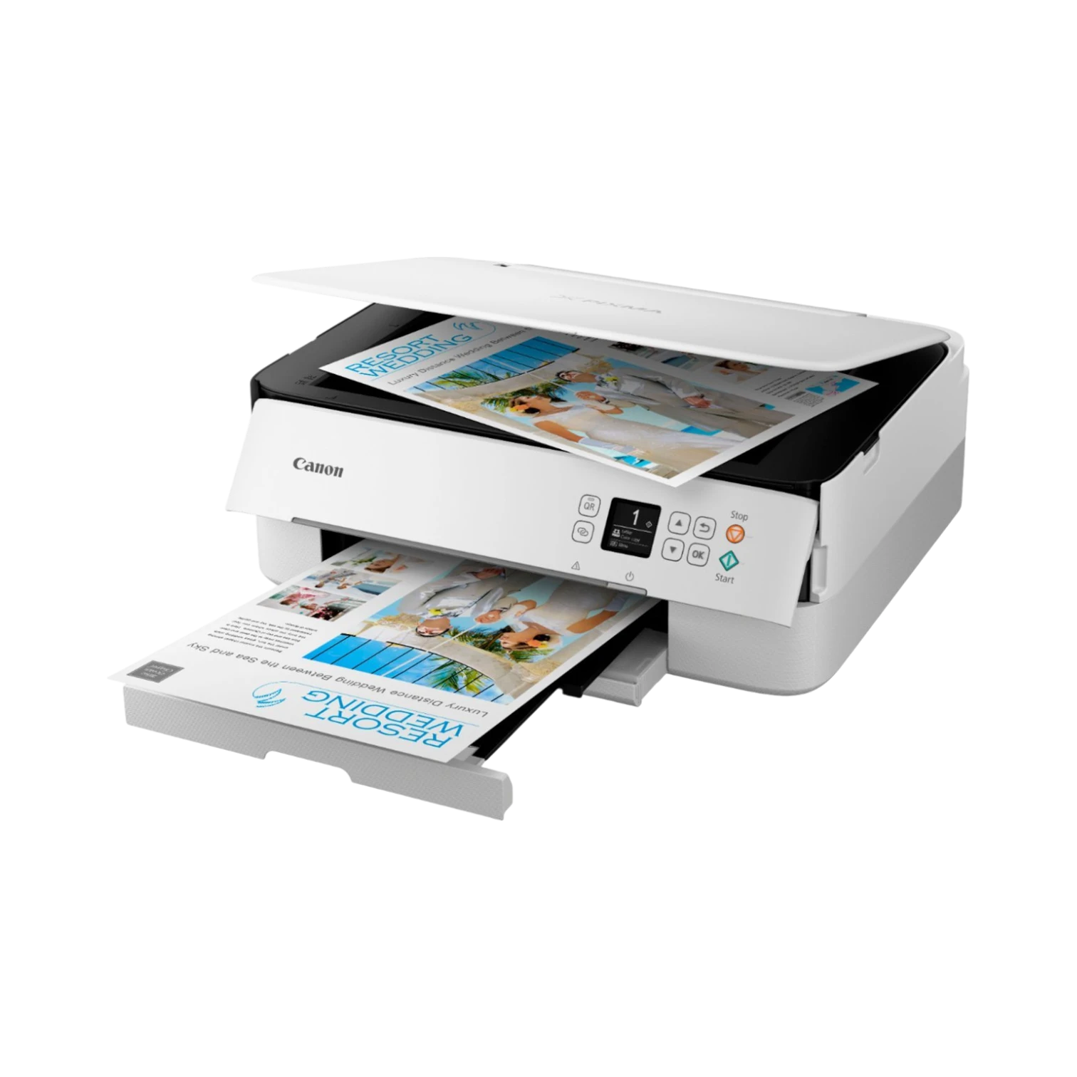 Canon PIXMA TS6420a Wireless All-in-One Printer White — Being Shipped