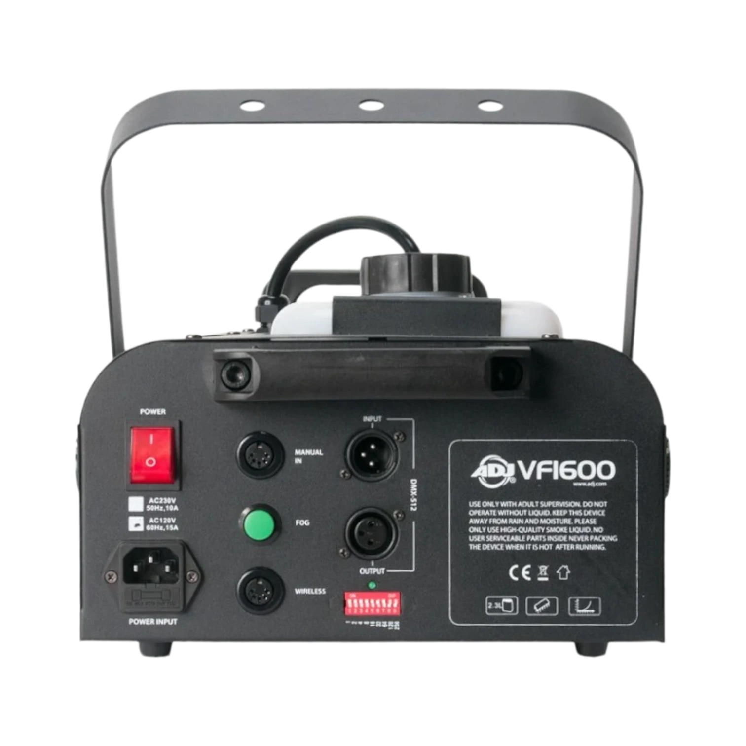 ADJ VF1600 1500W Mobile DMX Fog Machine — Being Shipped