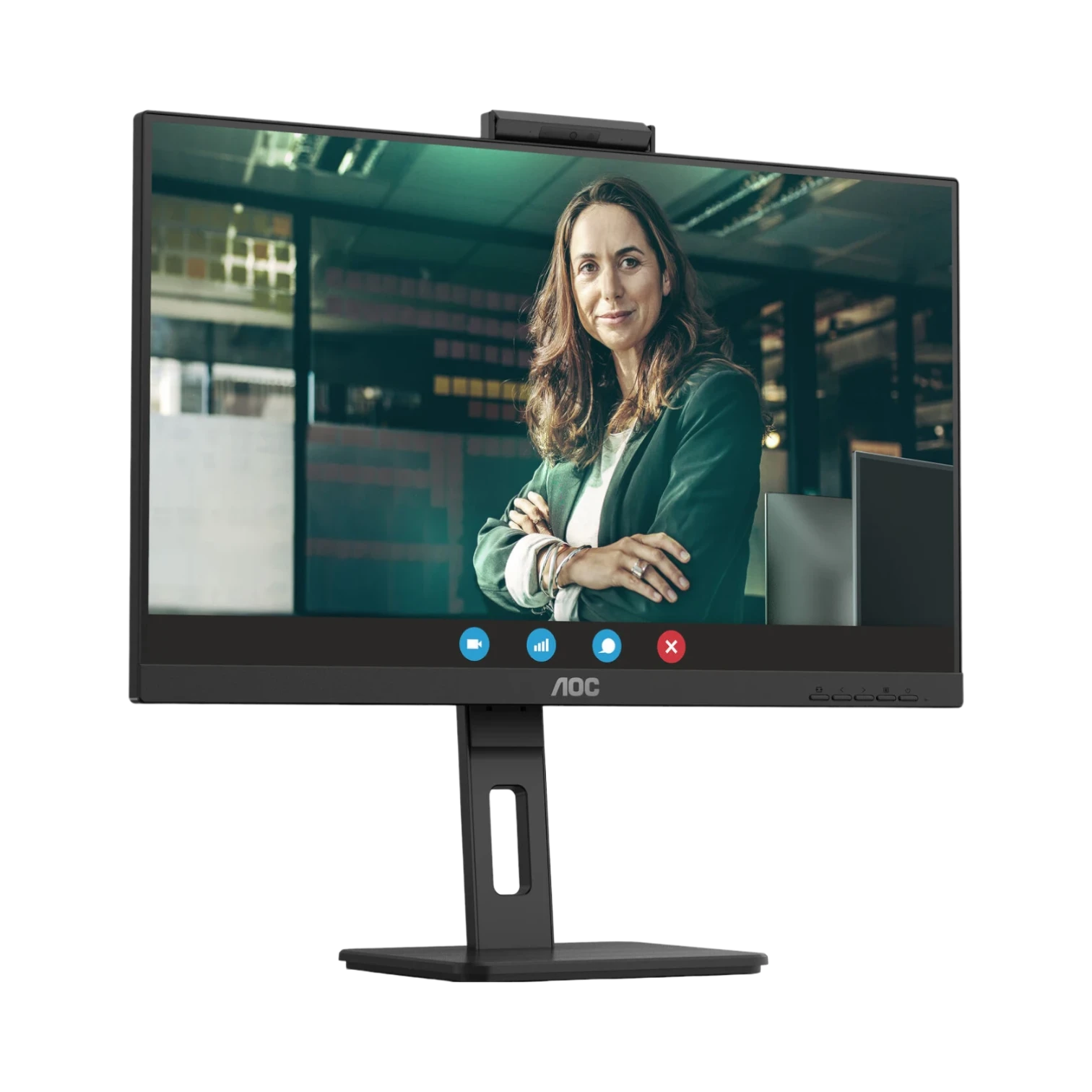 AOC Q27P3CW 27" QHD Monitor with Webcam — Being Shipped