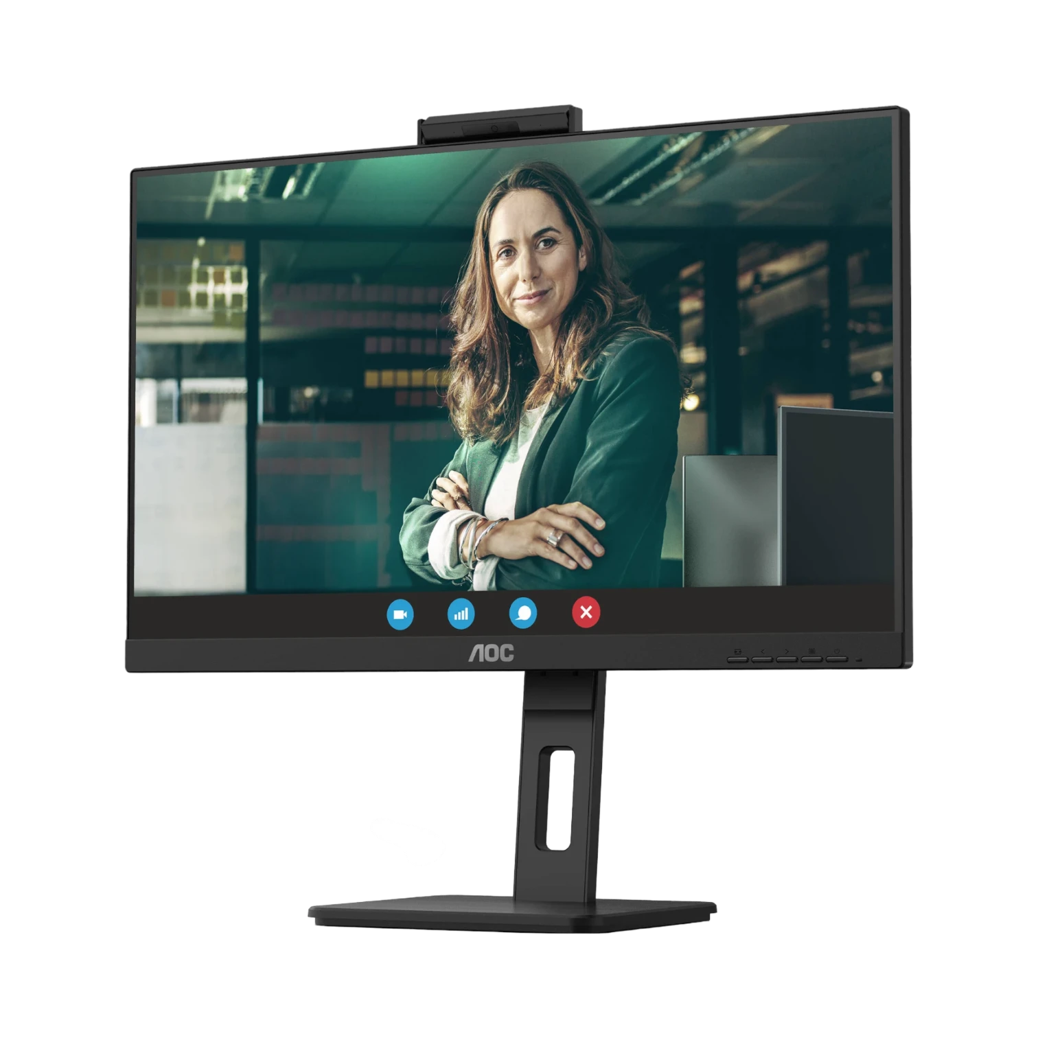 AOC Q27P3CW 27" QHD Monitor with Webcam — Being Shipped