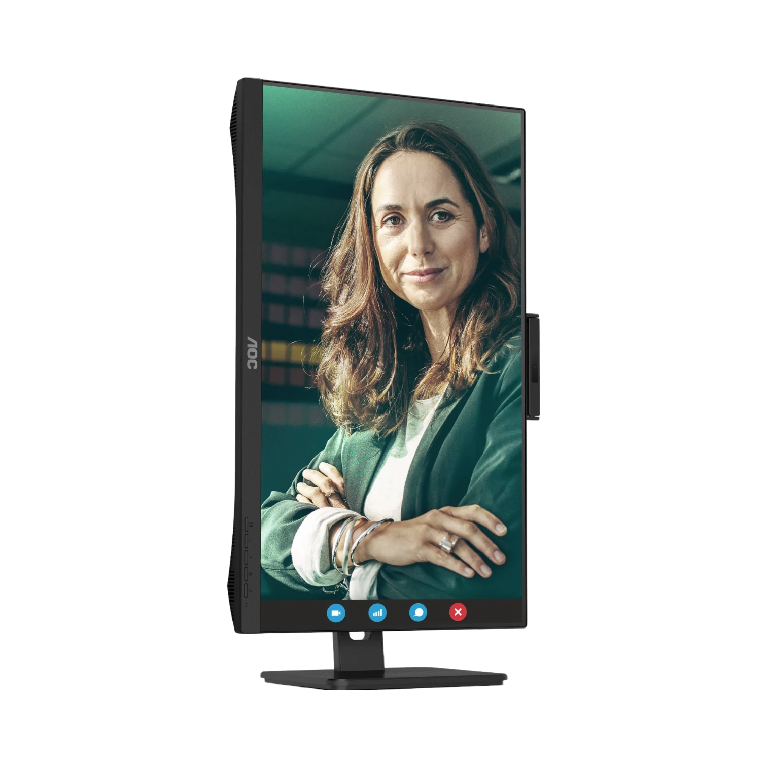 AOC Q27P3CW 27" QHD Monitor with Webcam — Being Shipped