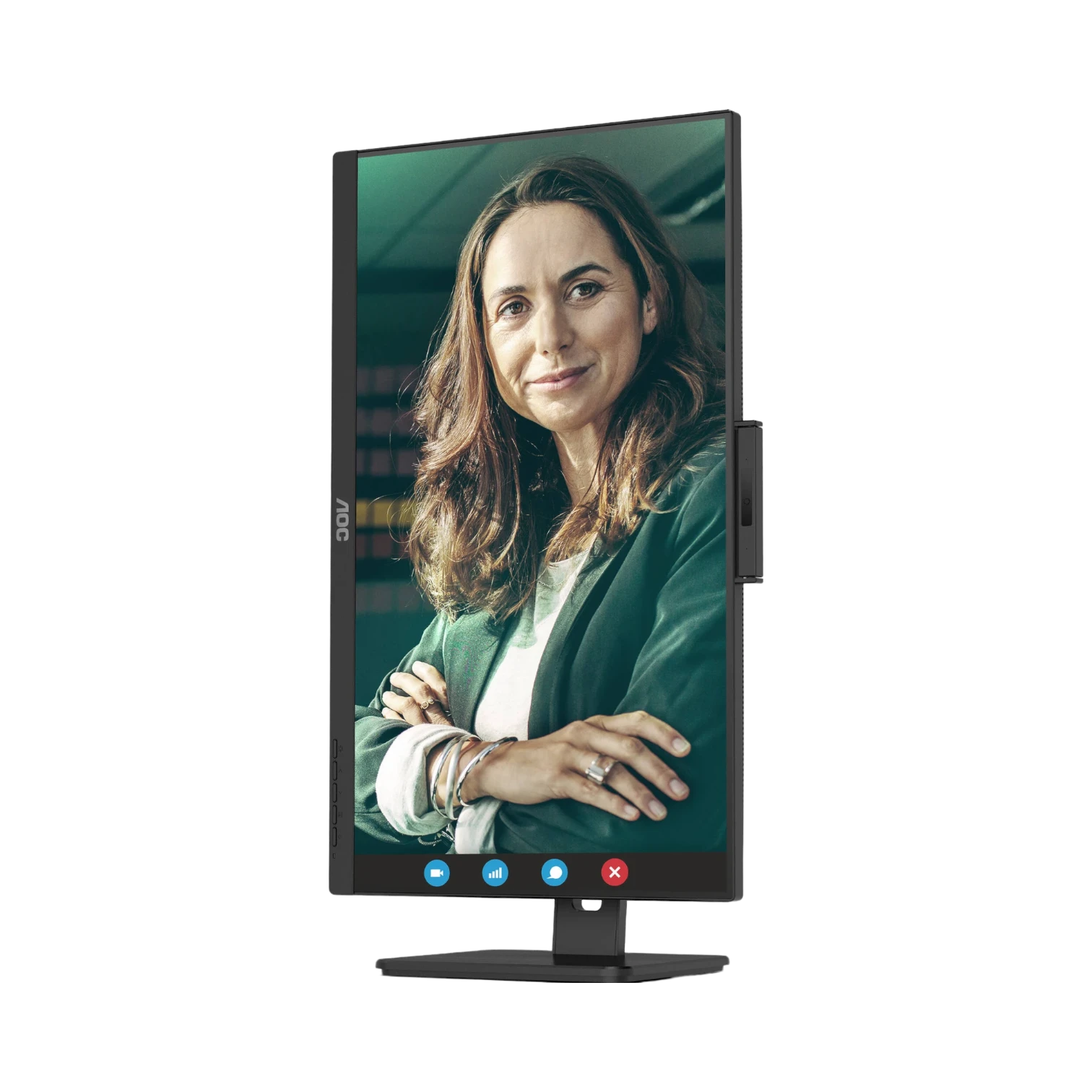 AOC Q27P3CW 27" QHD Monitor with Webcam — Being Shipped