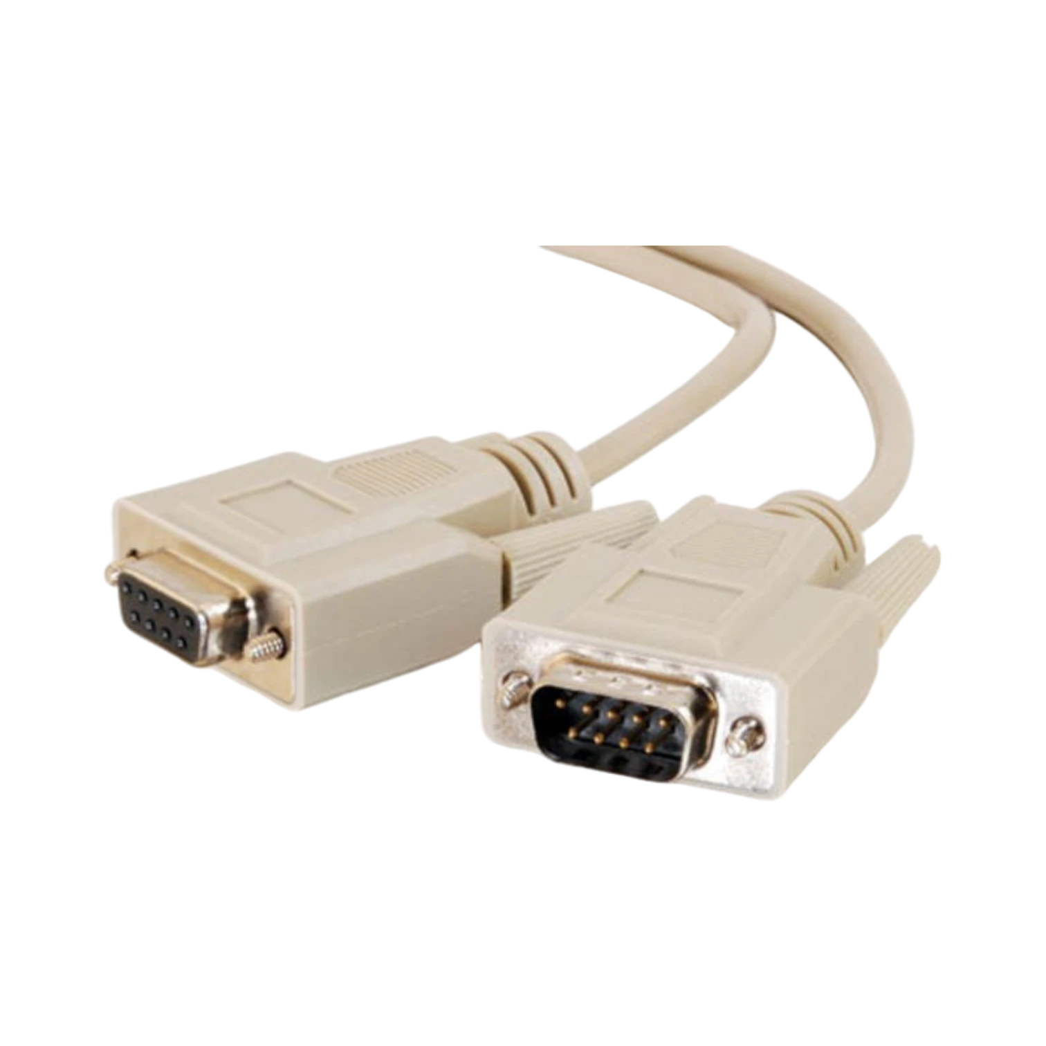 C2G 15ft DB9 M/F Serial RS232 Extension Cable (Beige) — Being Shipped