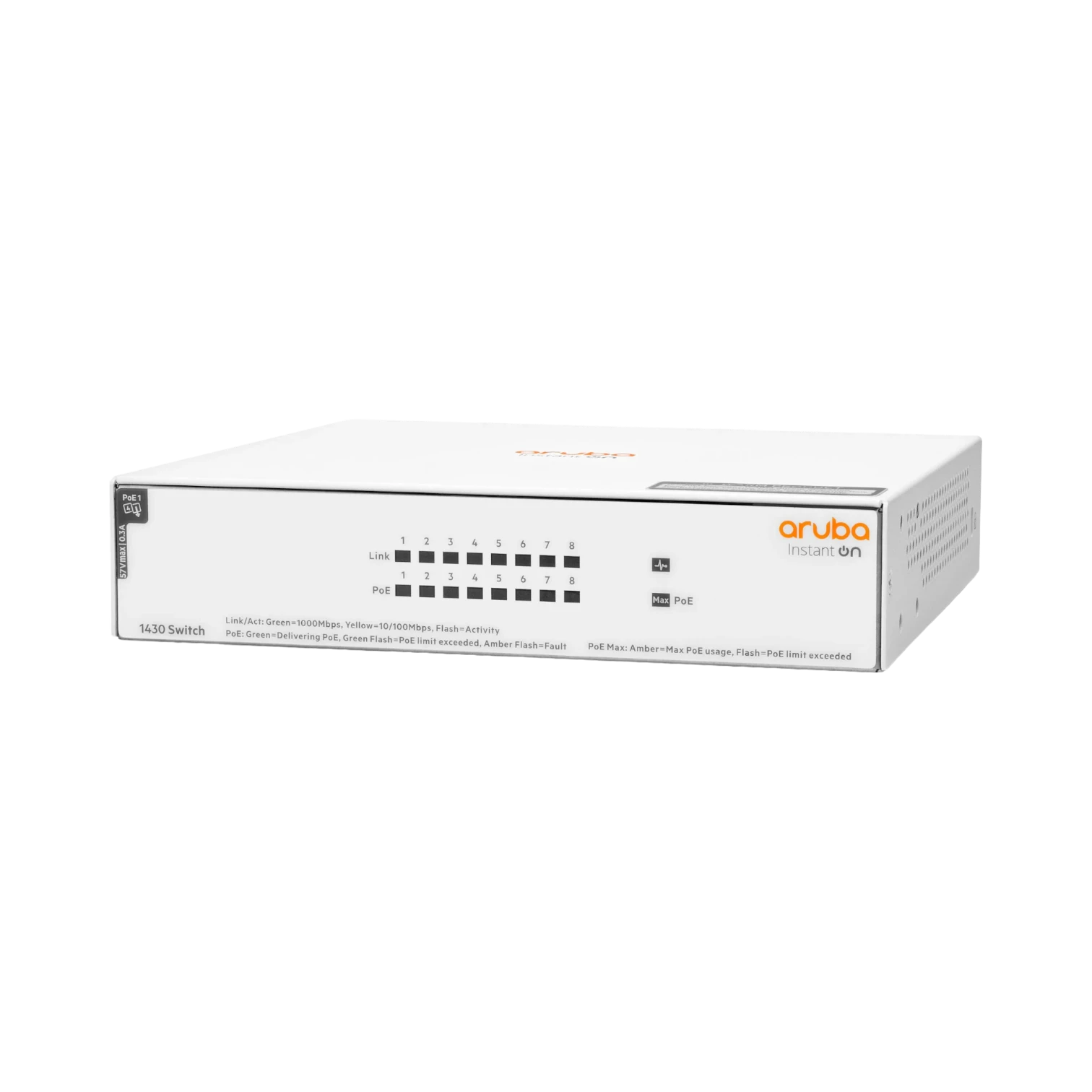 Aruba Instant On 1430 8-Port PoE Unmanaged Switch — Being Shipped