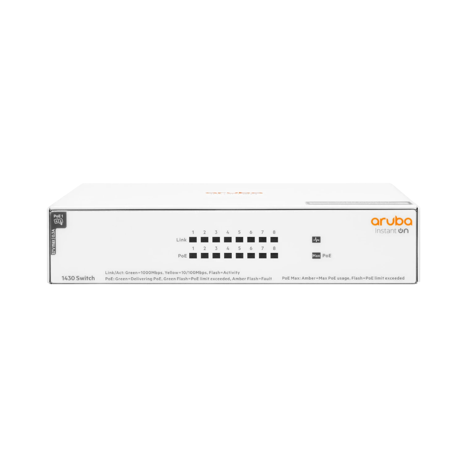 Aruba Instant On 1430 8-Port PoE Unmanaged Switch — Being Shipped