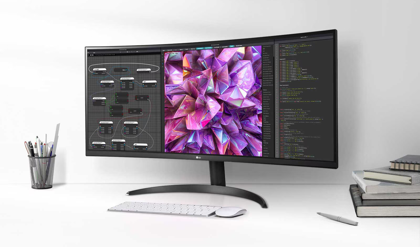 LG 34BQ60QC-B 34" UltraWide QHD Curved IPS Monitor with HDR10 — Being Shipped