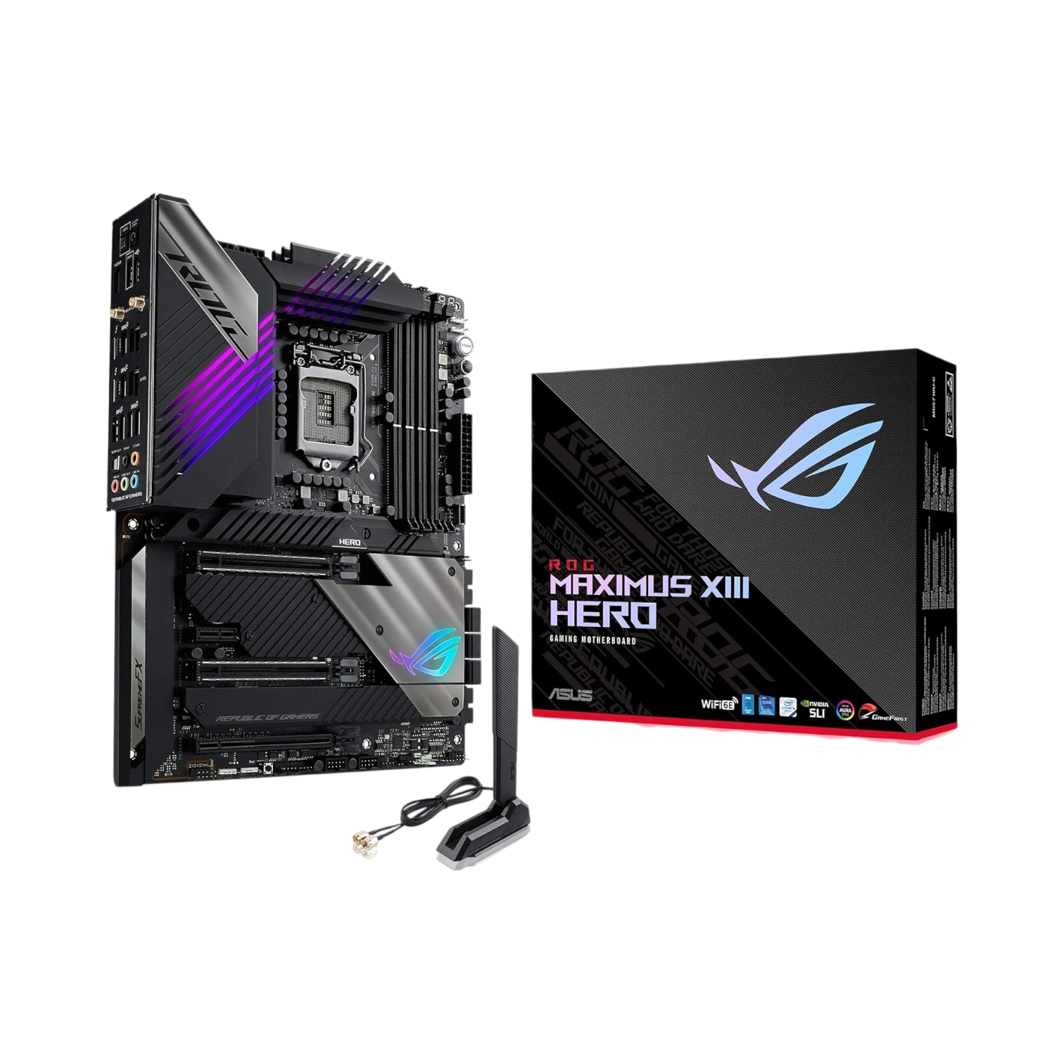 ASUS ROG Maximus XIII Hero ATX Gaming Motherboard WiFi 6E — Being Shipped