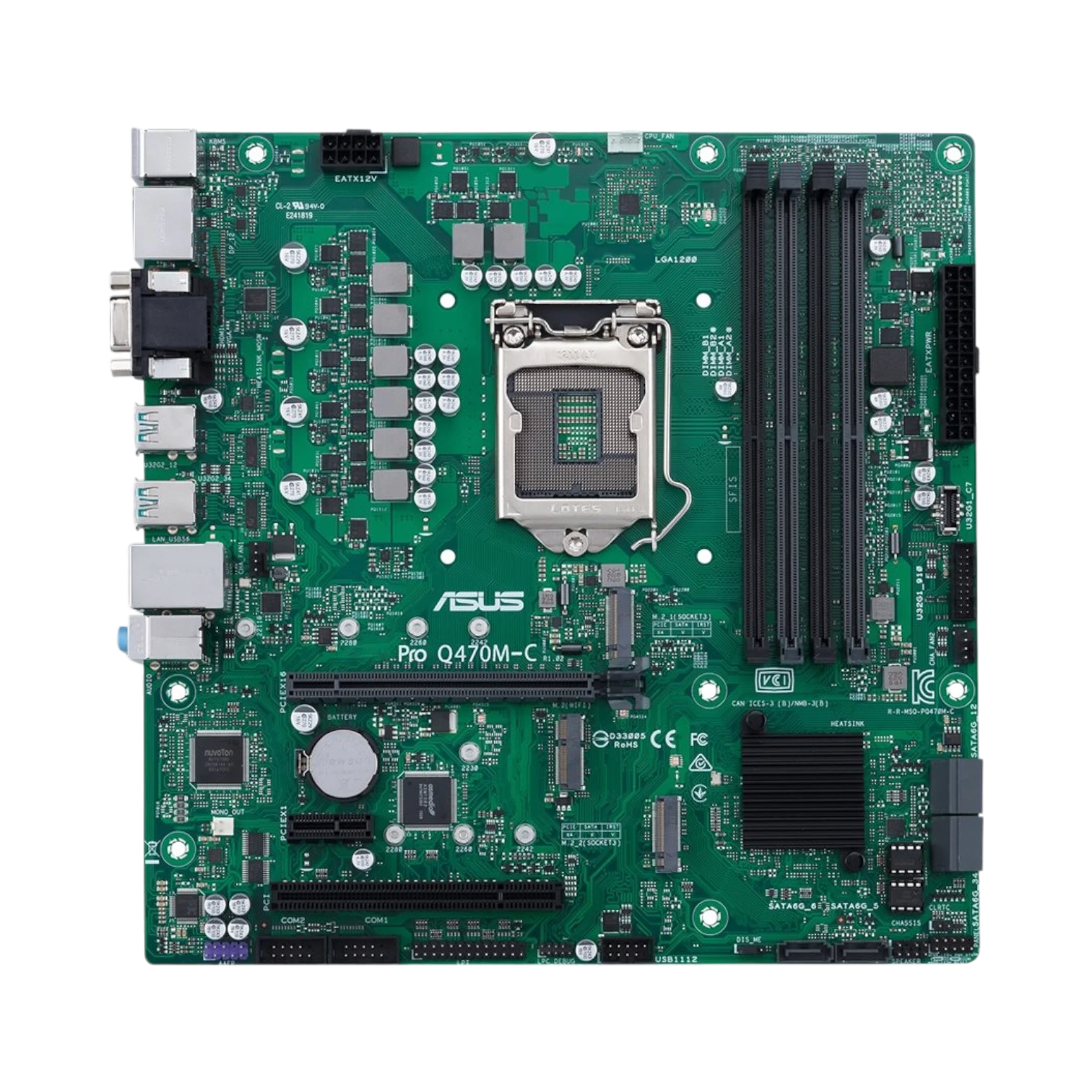 ASUS Pro Q470M-C/CSM Micro-ATX Business Motherboard — Being Shipped