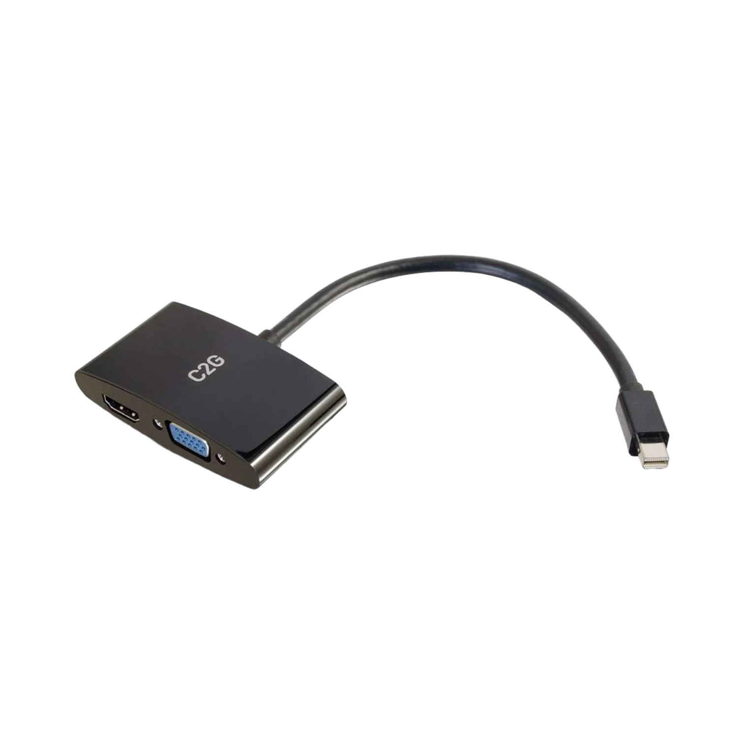 C2G 8in Mini DisplayPort to HDMI or VGA Adapter (Black) — Being Shipped