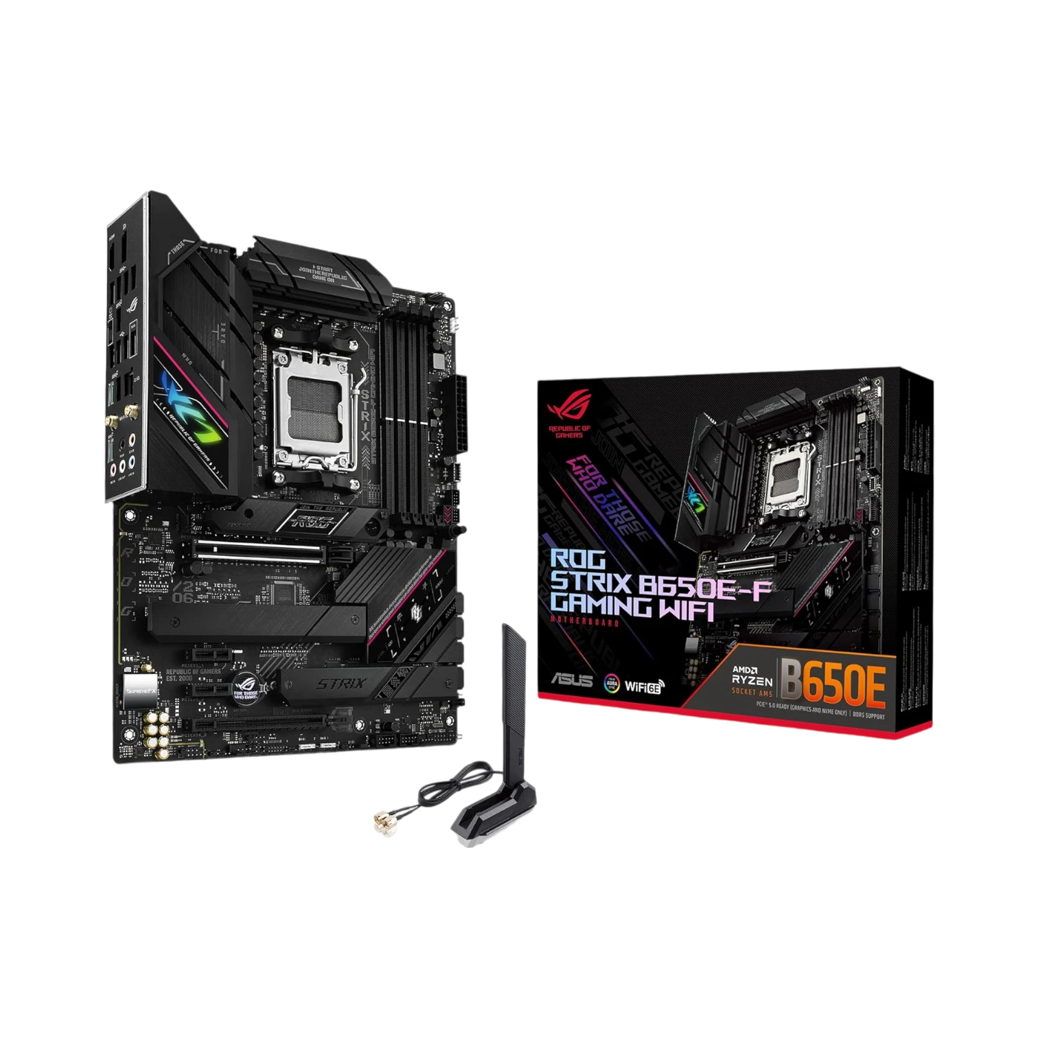 ASUS ROG STRIX B650E-F GAMING WIFI AM5 ATX Motherboard — Being Shipped