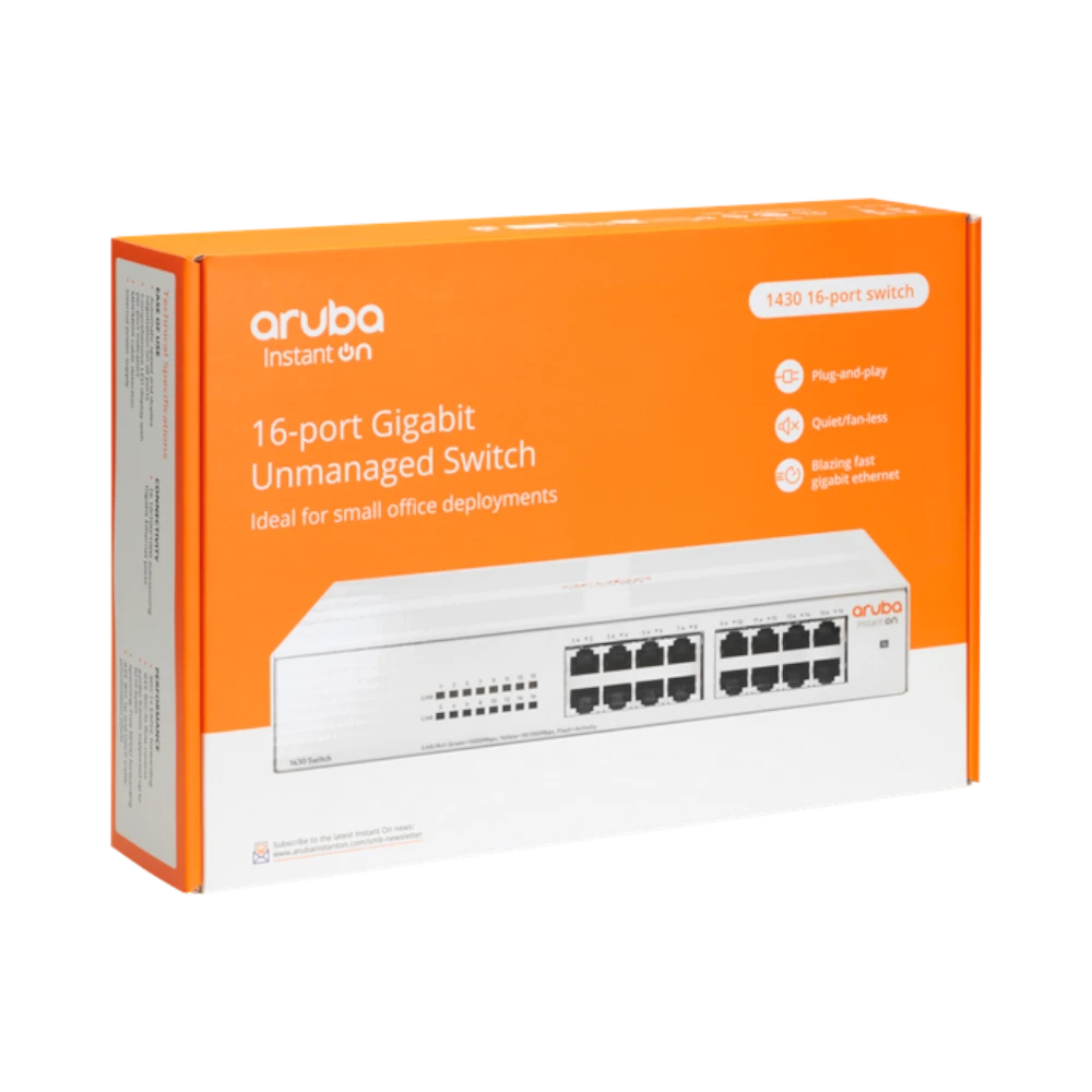 Aruba Instant On 1430 16-Port Gigabit Ethernet Switch — Being Shipped