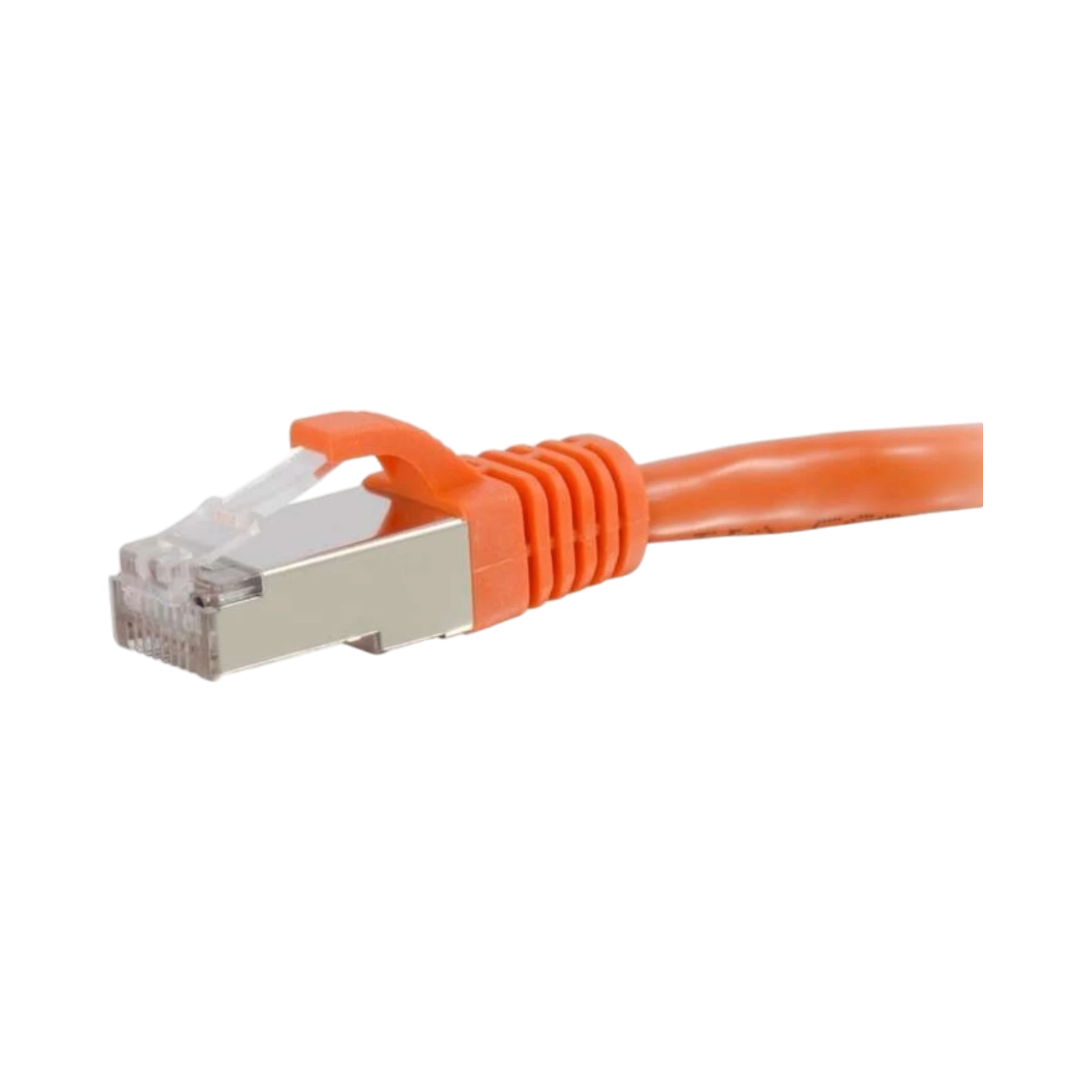 C2G 0.5ft Cat6 Shielded Snagless Ethernet Patch Cable (Orange) — Being Shipped